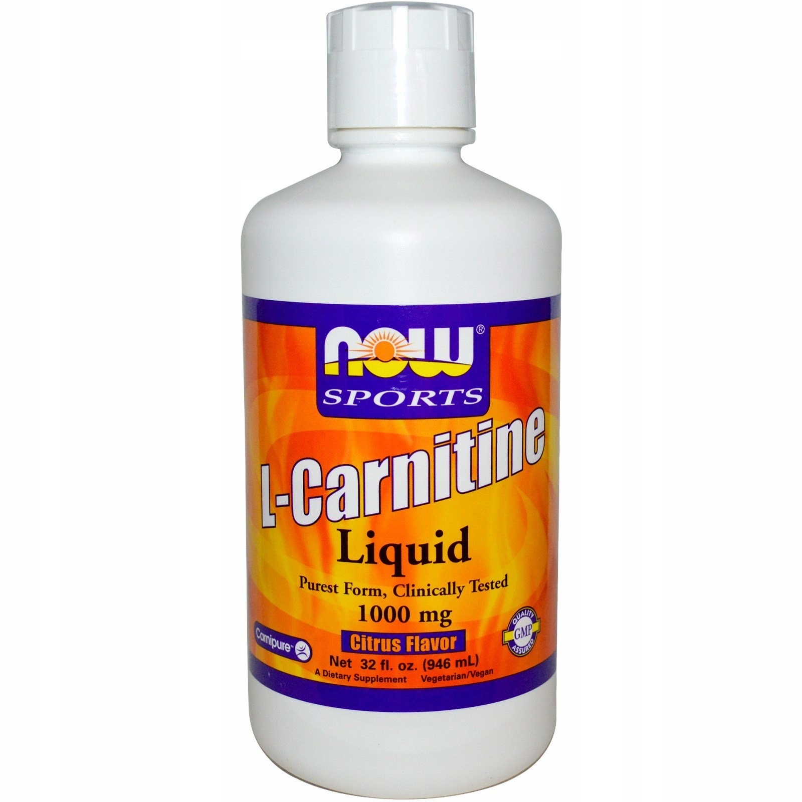 NOW FOODS L-Carnitine Liquid 1000 mg Citrus – Suplement diety dla zdrowia i energii