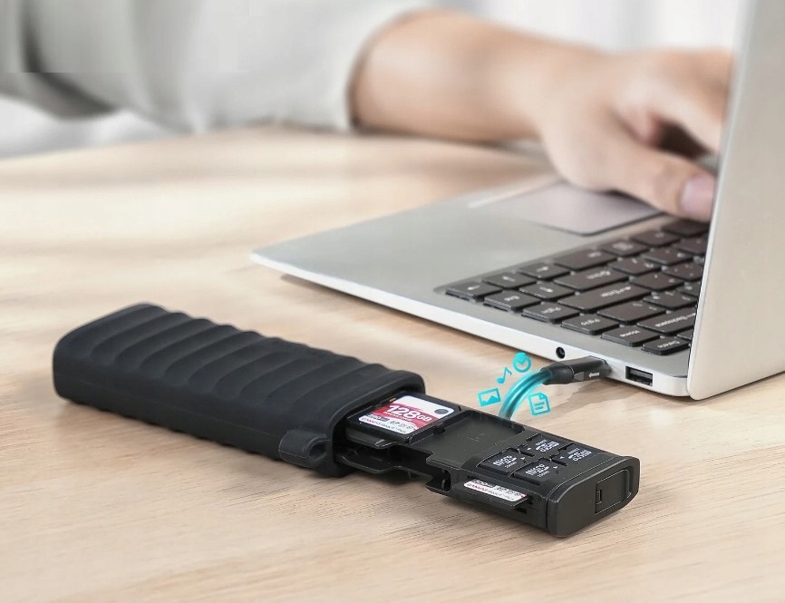 Funkcjonalne etui ochronne na karty pamięci