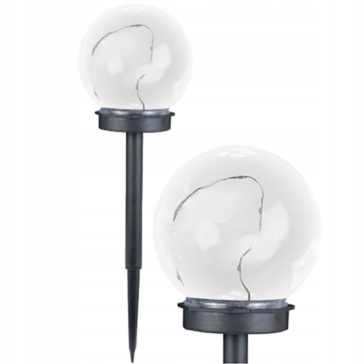 VOLTENO LAMPKA SOLARNA PLASTIK KULA 10cm STELLA – Oświetlenie ogrodowe, które zachwyca