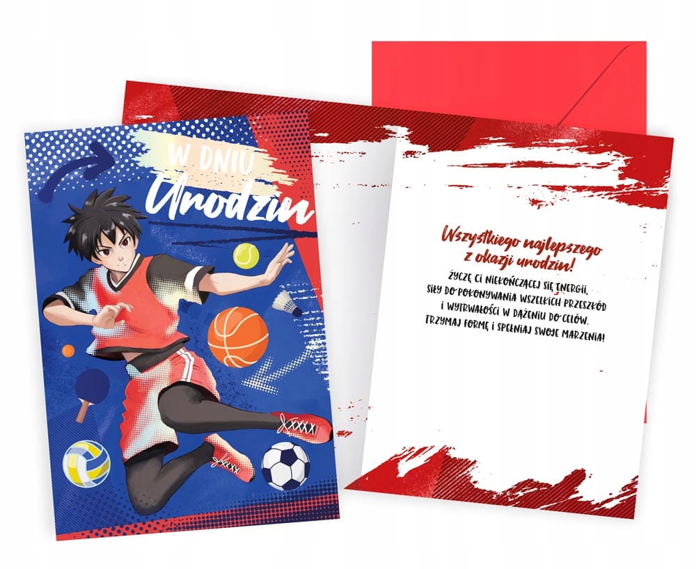 Kartka Okolicznościowa na Urodziny - Anime – Wyjątkowe życzenia w stylowym wydaniu