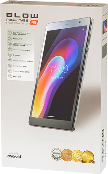 Tablet BLOW PlatinumTAB8 4G