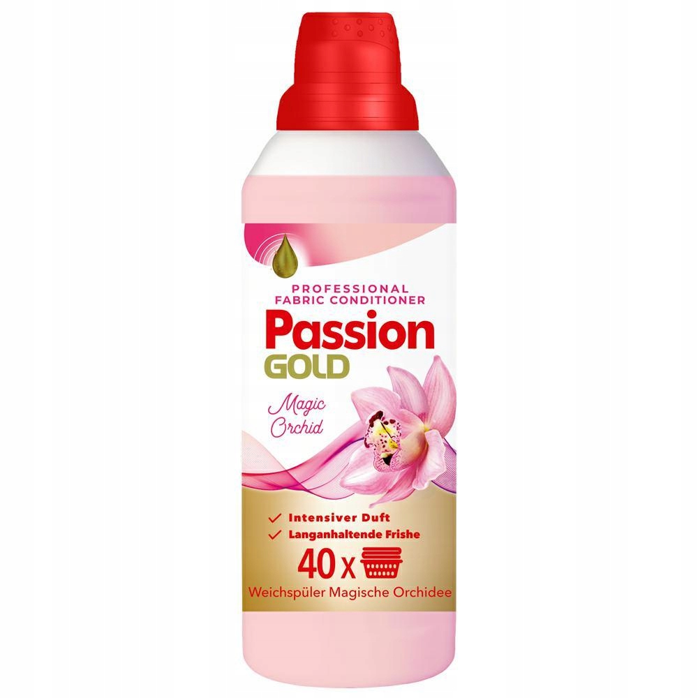 PASSION GOLD Płyn do płukania Magic Orchid 1 L – Doskonała pielęgnacja tkanin