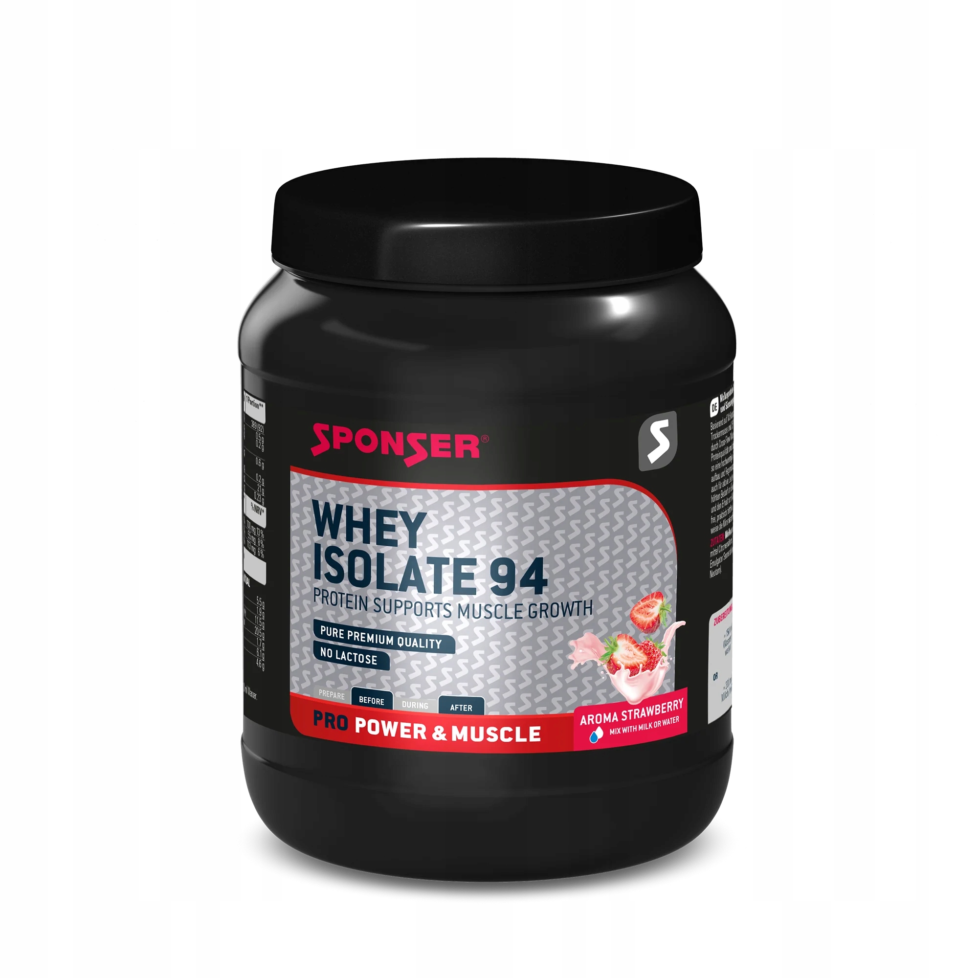Odżywka SPONSER WHEY 94 truskawkowa puszka 425g – Idealne wsparcie dla aktywnych