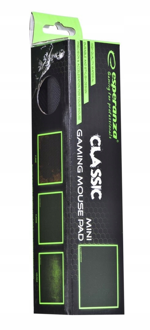 Podkładka gamingowa Esperanza Classic Mini (EGP101K) – Idealna dla graczy