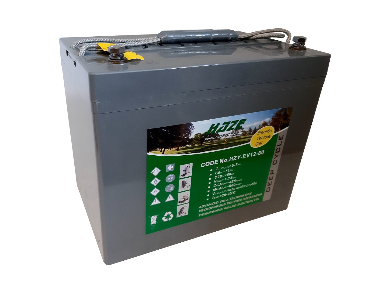 Zastosowania akumulatora HAZE HZY-EV12-80