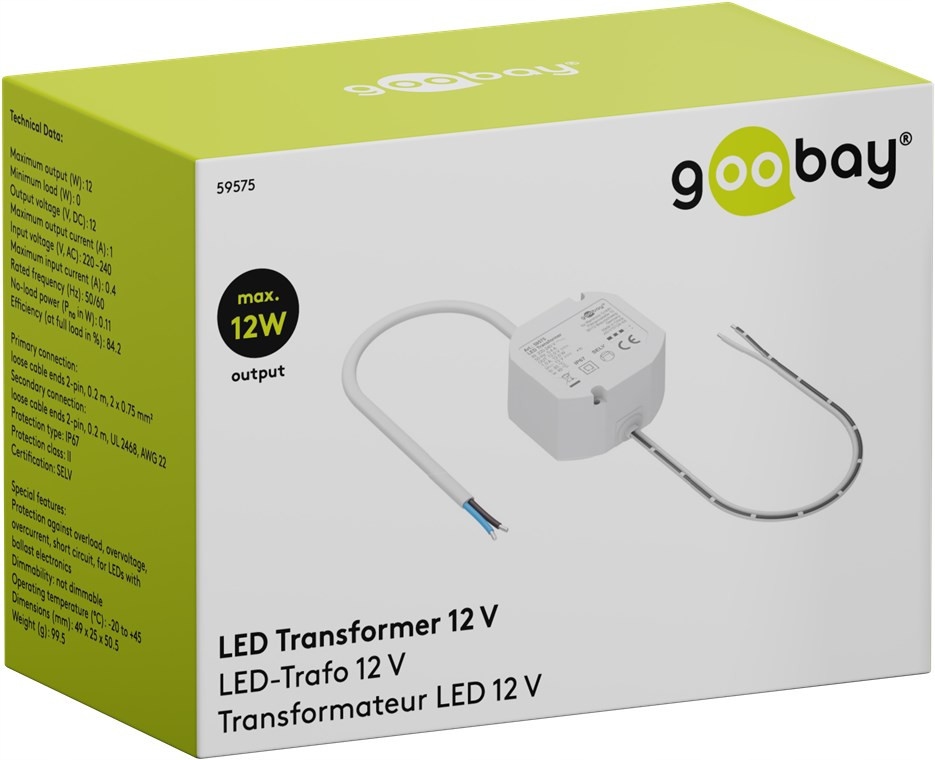 Marka i kod producenta – Informacje o Transformatorze LED Goobay