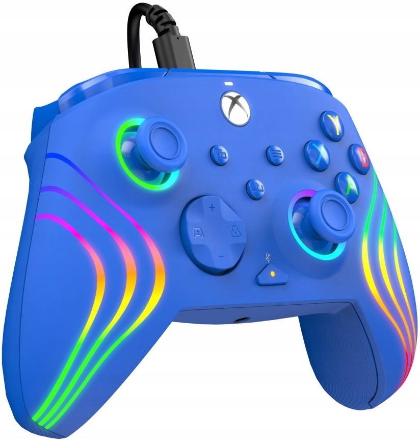 XS Pad przewodowy Afterglow WAVE – Niebieski kontroler do gier dla Xbox