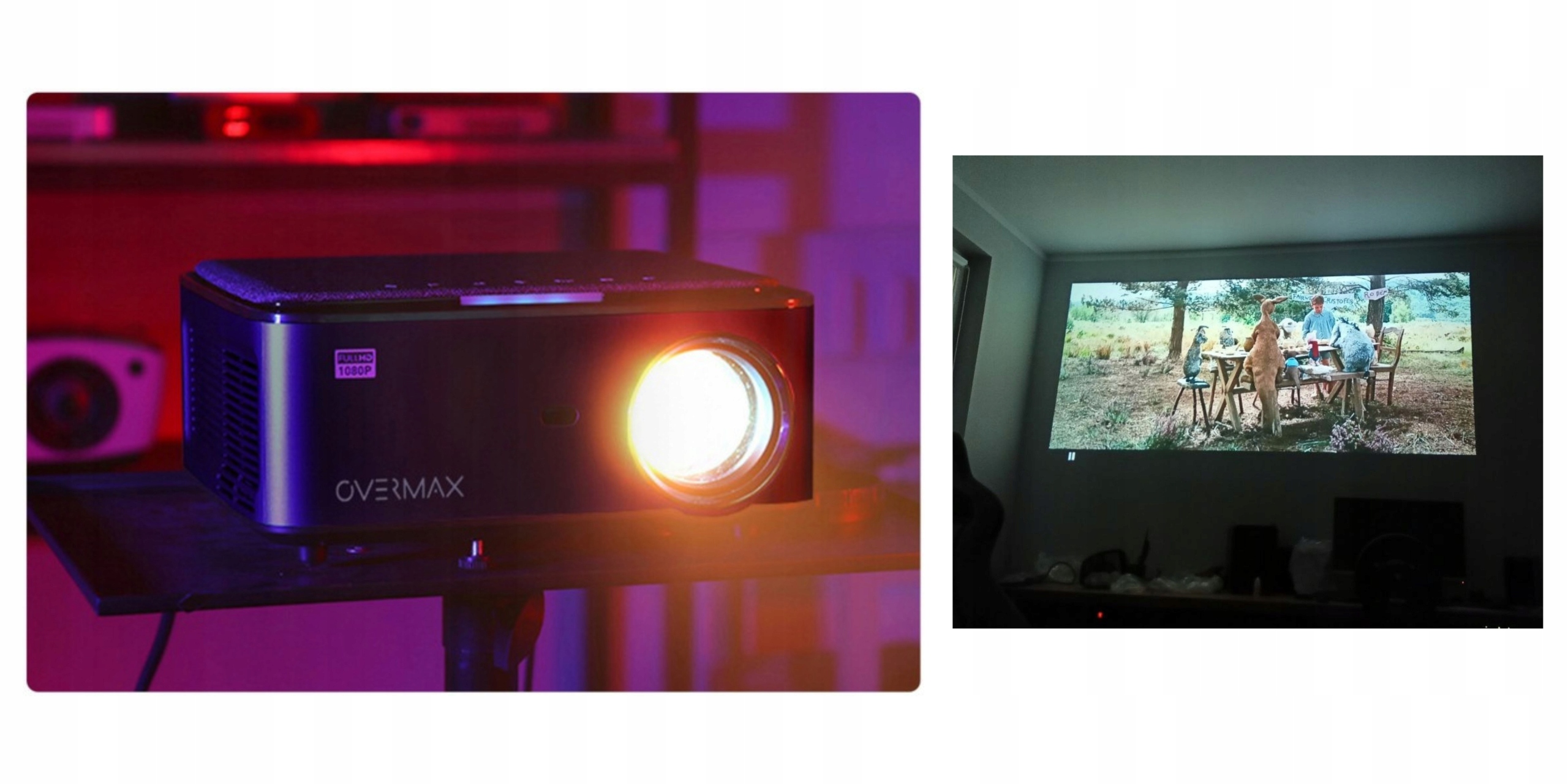 Kinowy obraz do 150 cali – Przeżyj emocje jak w kinie