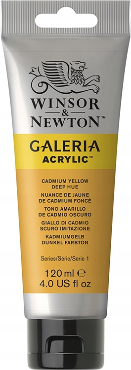Farba akrylowa Winsor & Newton Galeria – Żółty 120 ml