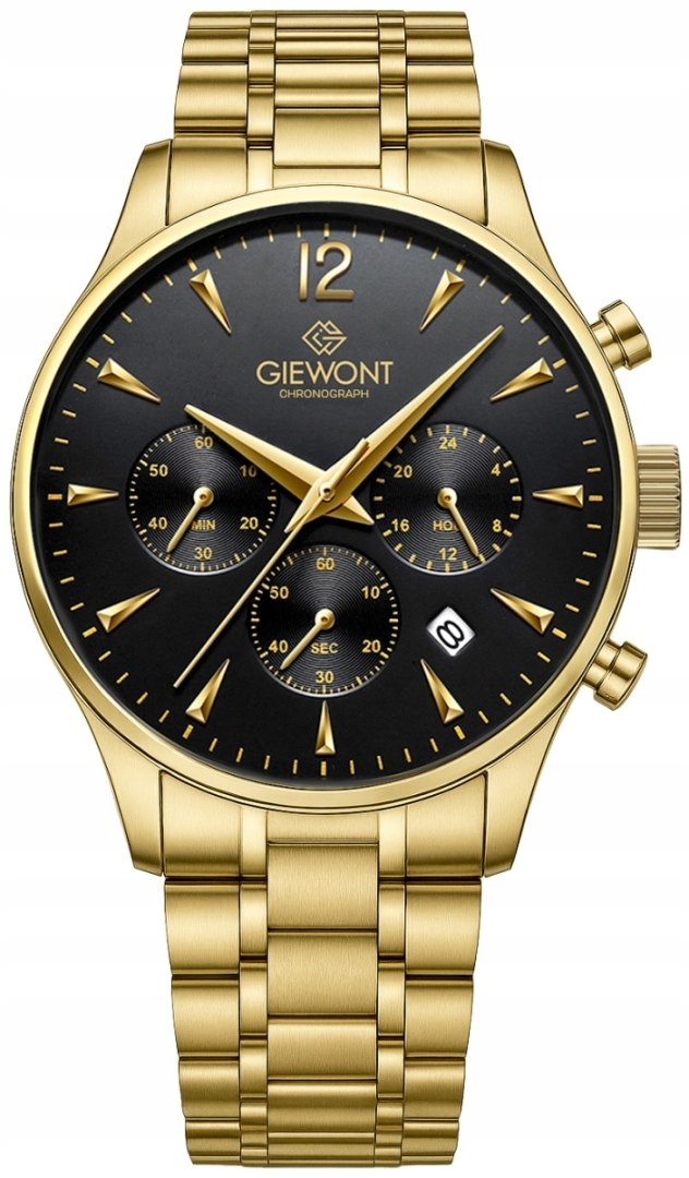 Zegarek Męski Chronograph Sapphire Złoto Czarny GW6310-B4 – Elegancja i funkcjonalność w jednym