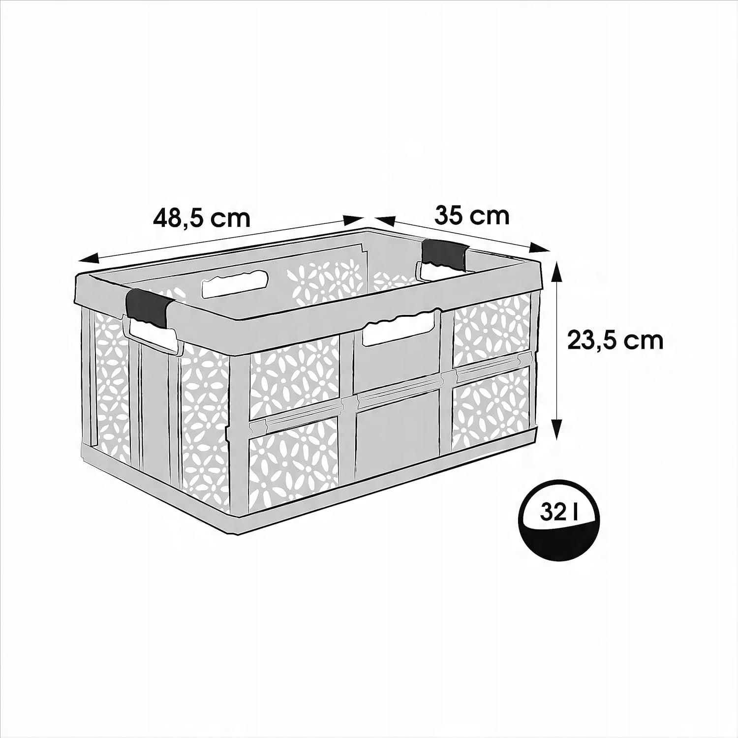 Wysoka pojemność 32L – Przechowuj więcej