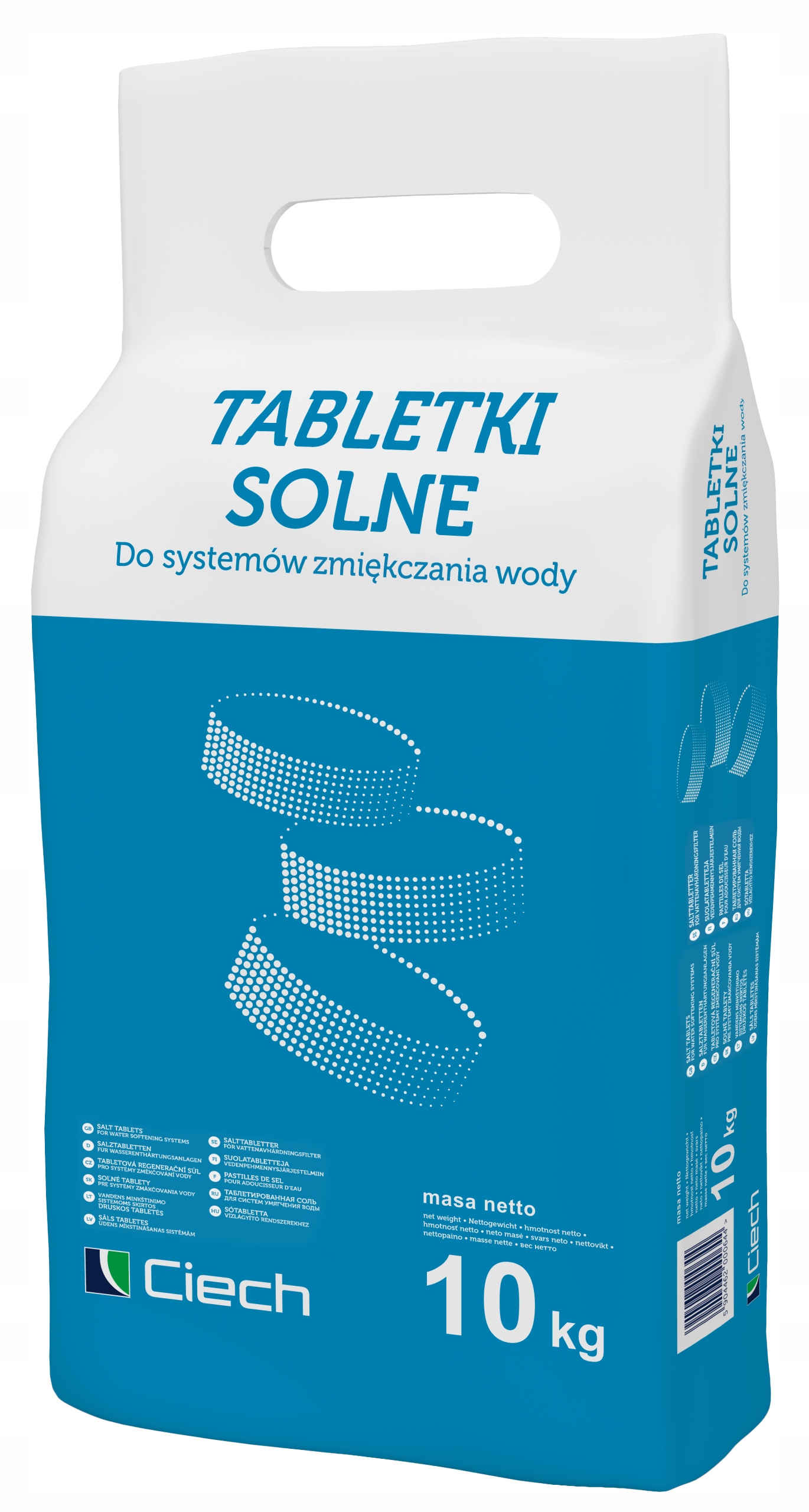 Tabletki solne zmiękczacz do uzdatniania wody 10 kg