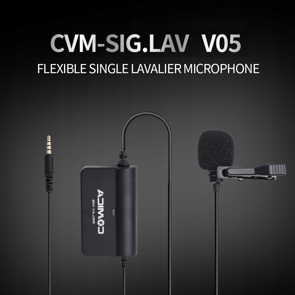 Dookólny mikrofon pojemnościowy z regulacją głośności