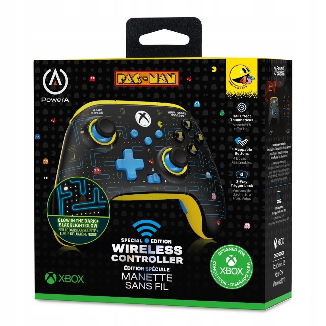 PowerA XS Pad bezprzewodowy PAC-MAN EDITION – Idealny kontroler dla graczy