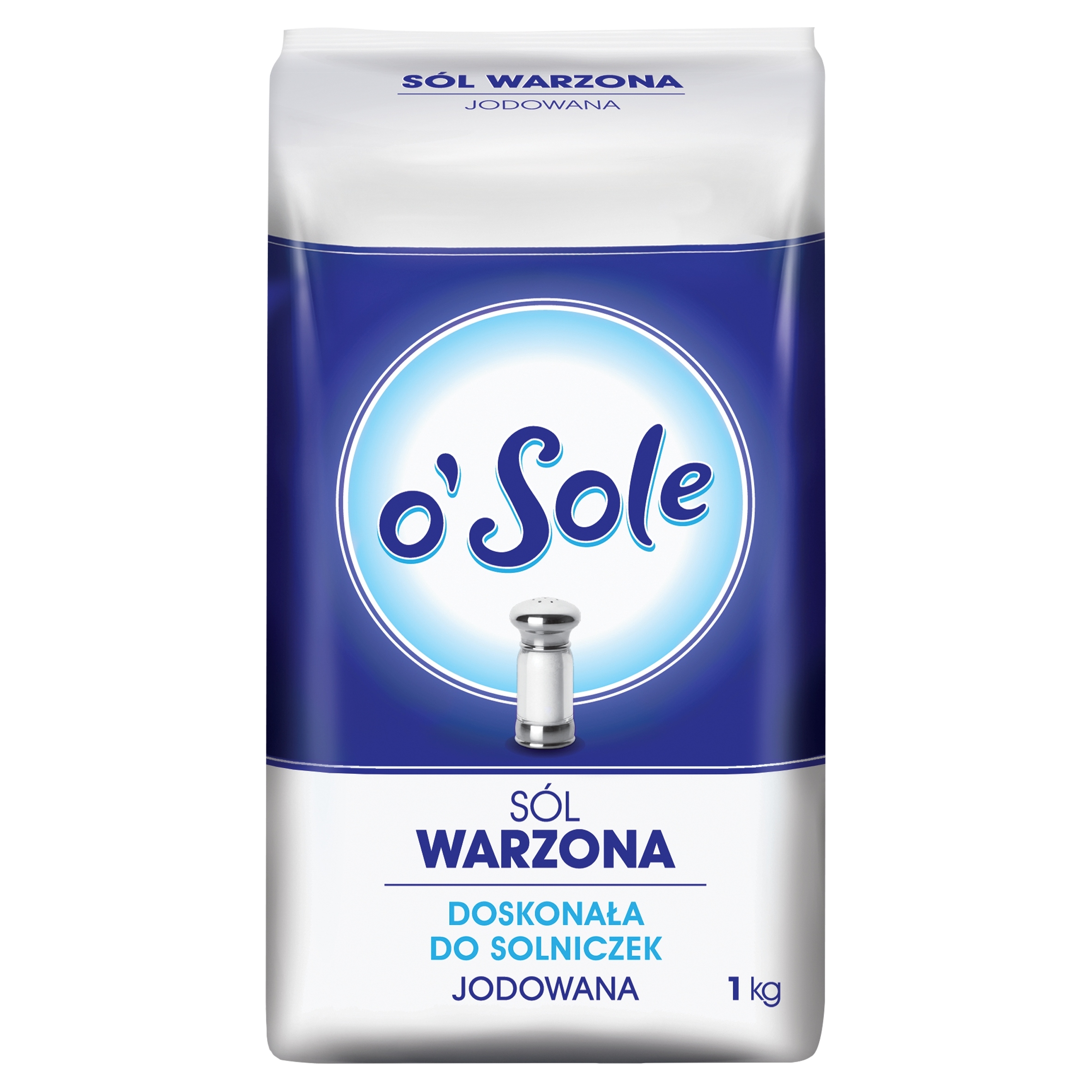 O'Sole Sól Warzona Jodowana 1 kg – Doskonały smak i aromat w każdej potrawie