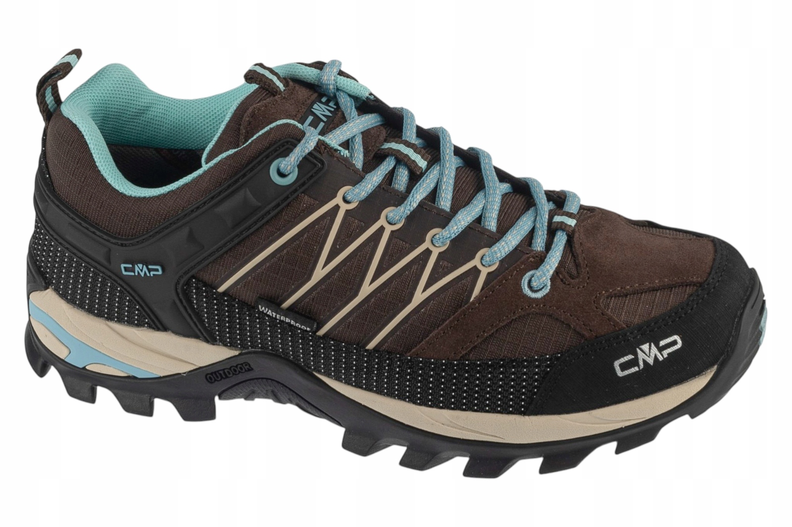 CMP Rigel Low Wmn WP 3Q54456-03QV – Damskie Buty Trekkingowe w Kolorze Brązowym