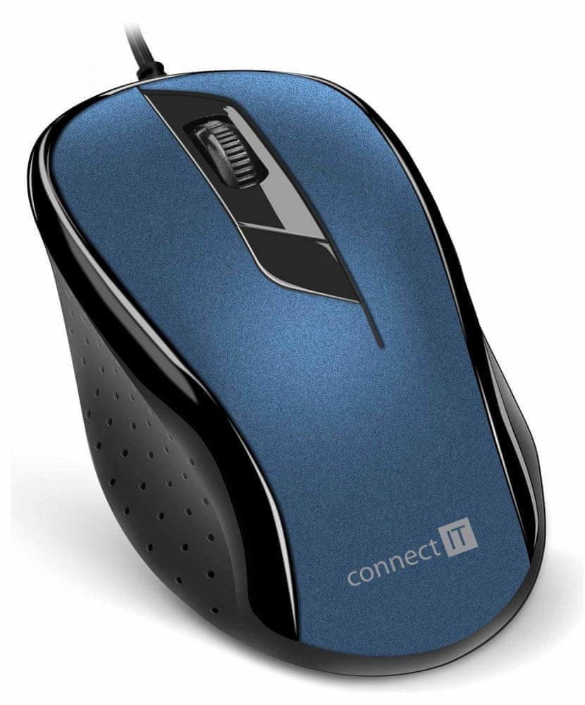 Connect IT CMO-1200-BL – Mysz optyczna USB dla wygody i precyzji