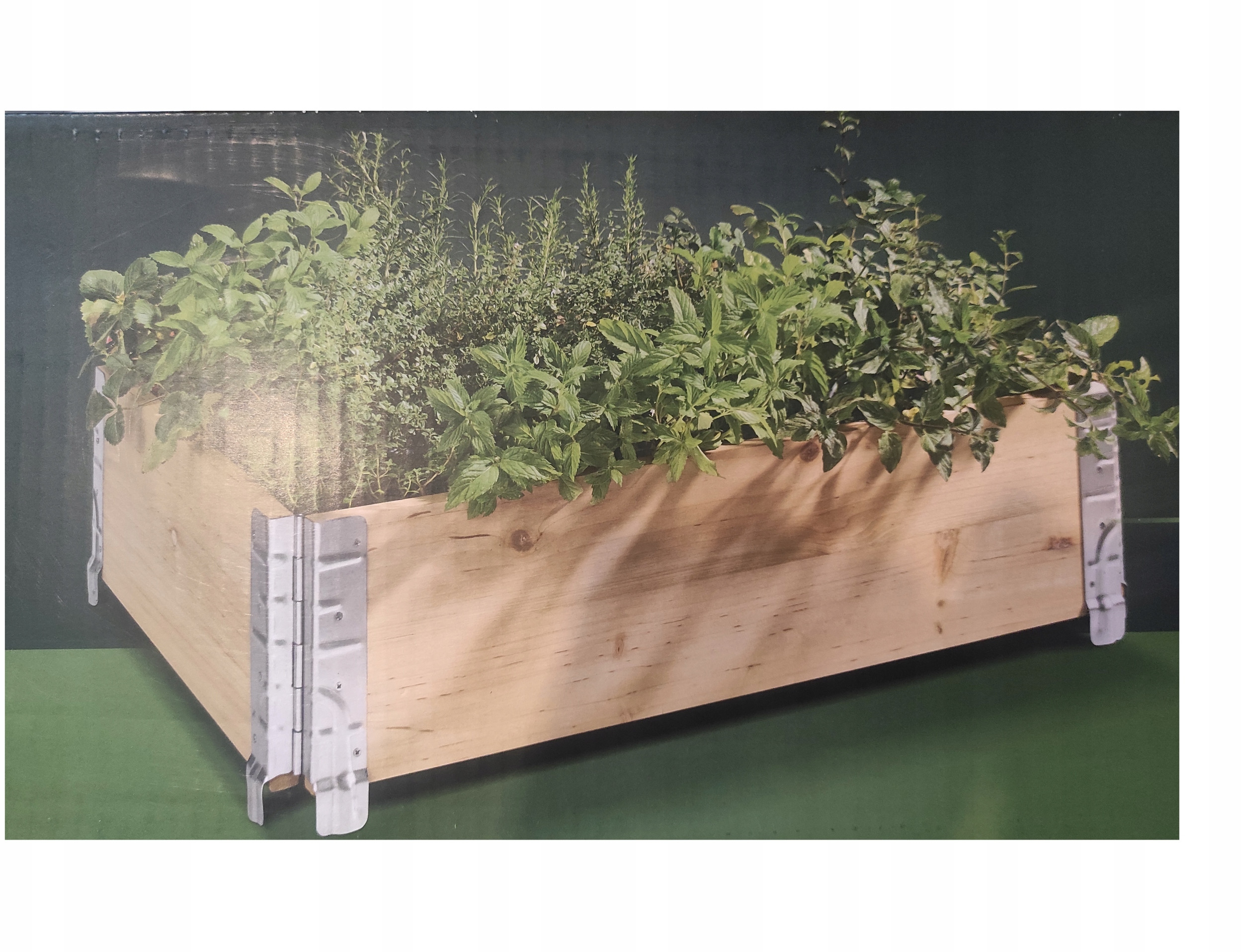 Kwietnik / Zielnik / Drewniana skrzynka na balkon taras 80 x 60 x 20 cm – Idealne rozwiązanie dla Twojego ogrodu