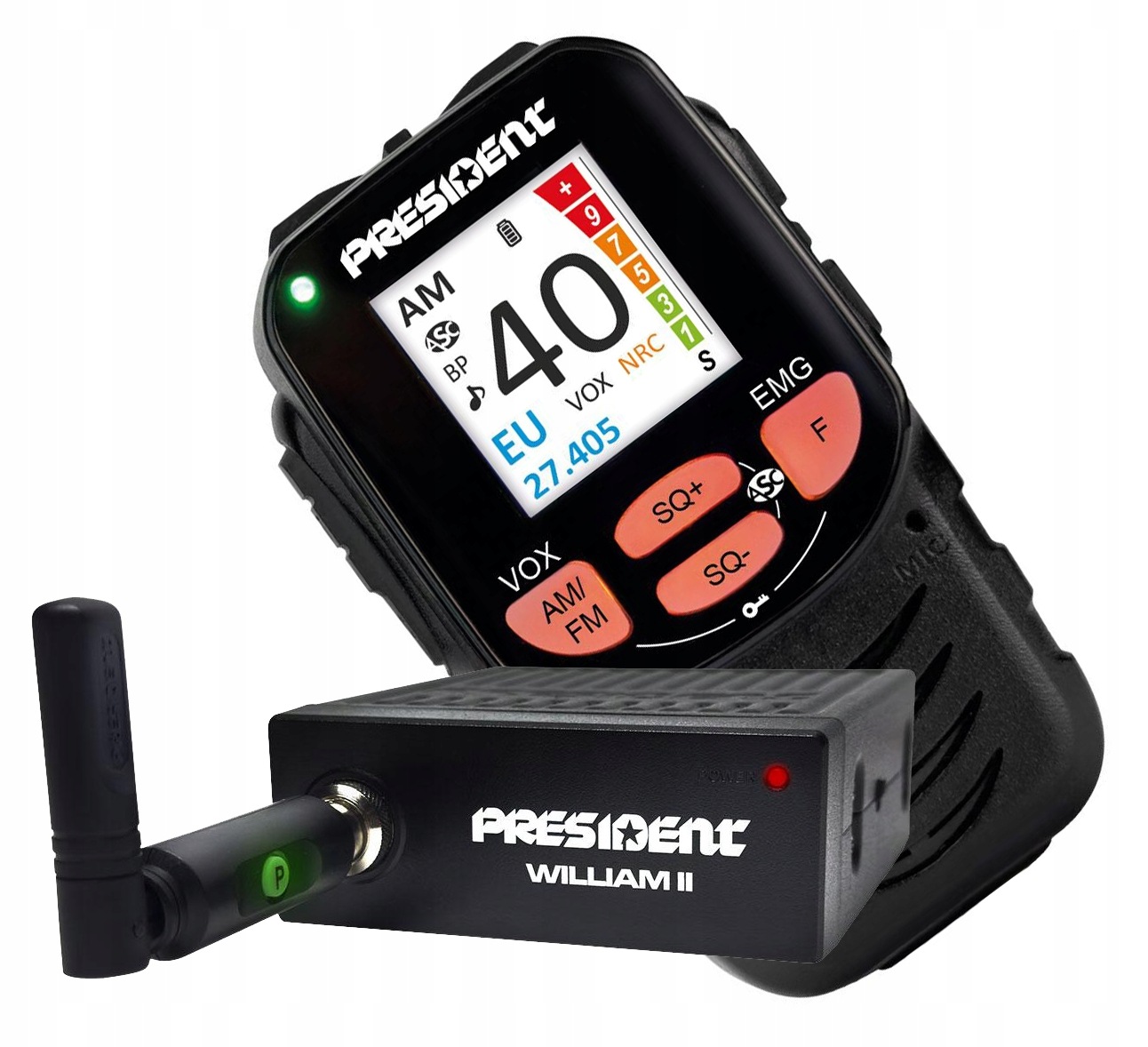 CB Radio President William II 12/24 V – Nowoczesne rozwiązanie komunikacyjne