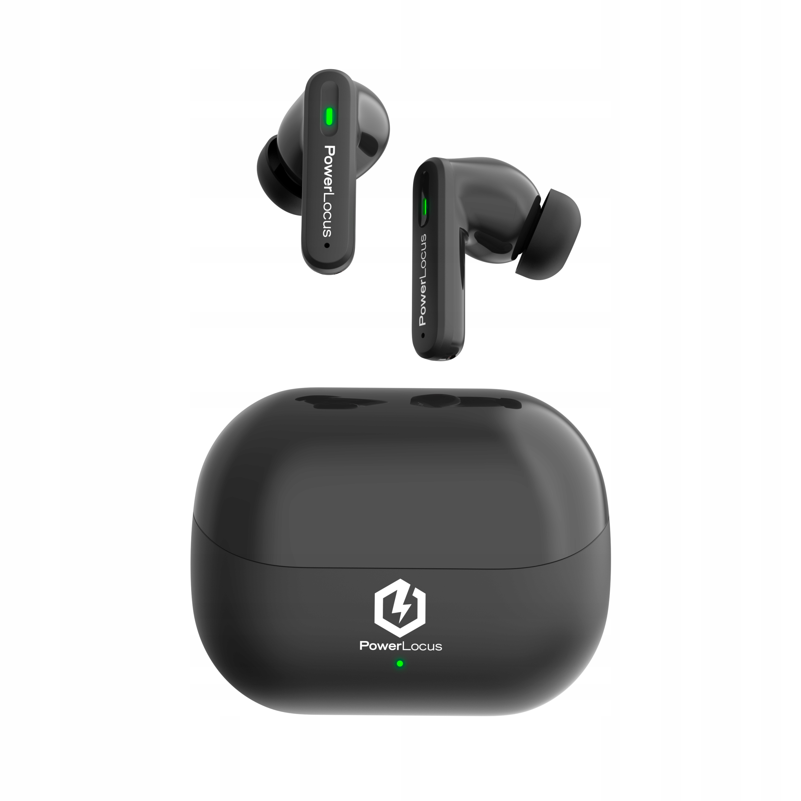 PowerLocus Wireless Earbuds Fit Active BLACK – Bezprzewodowe słuchawki douszne dla aktywnych