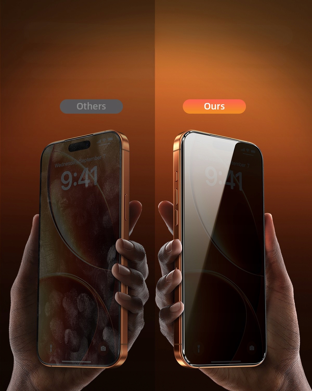 Szkło hartowane 9H prywatyzujące szybka do iPhone 17 Air – Ochrona i prywatność w jednym