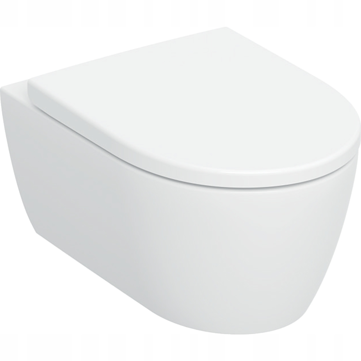 Geberit iCon – Zestaw wiszącej miski WC z deską wolnoopadającą