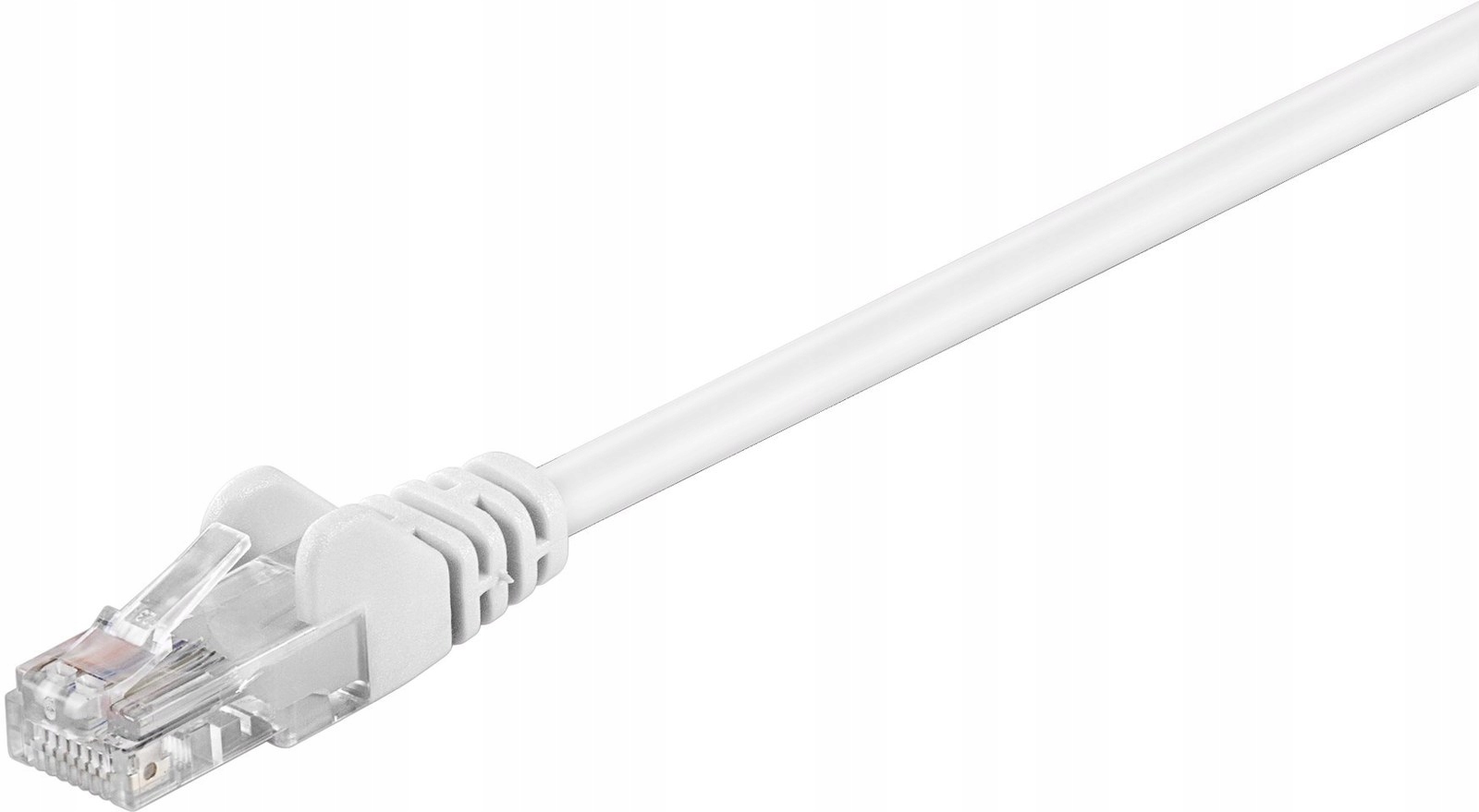 Kabel U/UTP CAT5e 1M Biały PVC – Niezawodne połączenie sieciowe