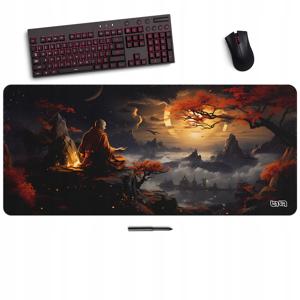 Duży rozmiar 90x40 cm – swoboda ruchów w pracy i grze