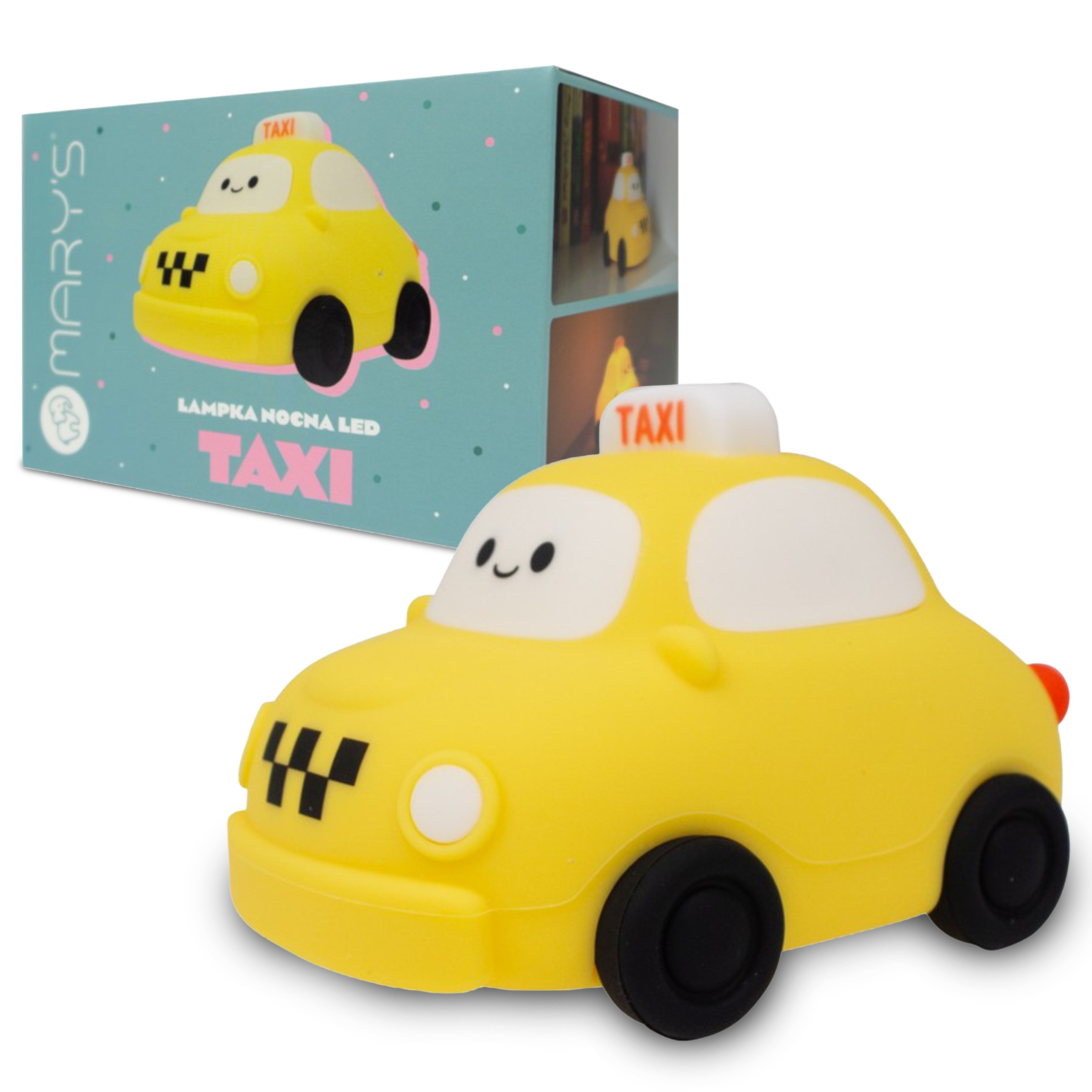Lampka nocna LED Taxi – Urokliwy element dekoracyjny do każdego wnętrza
