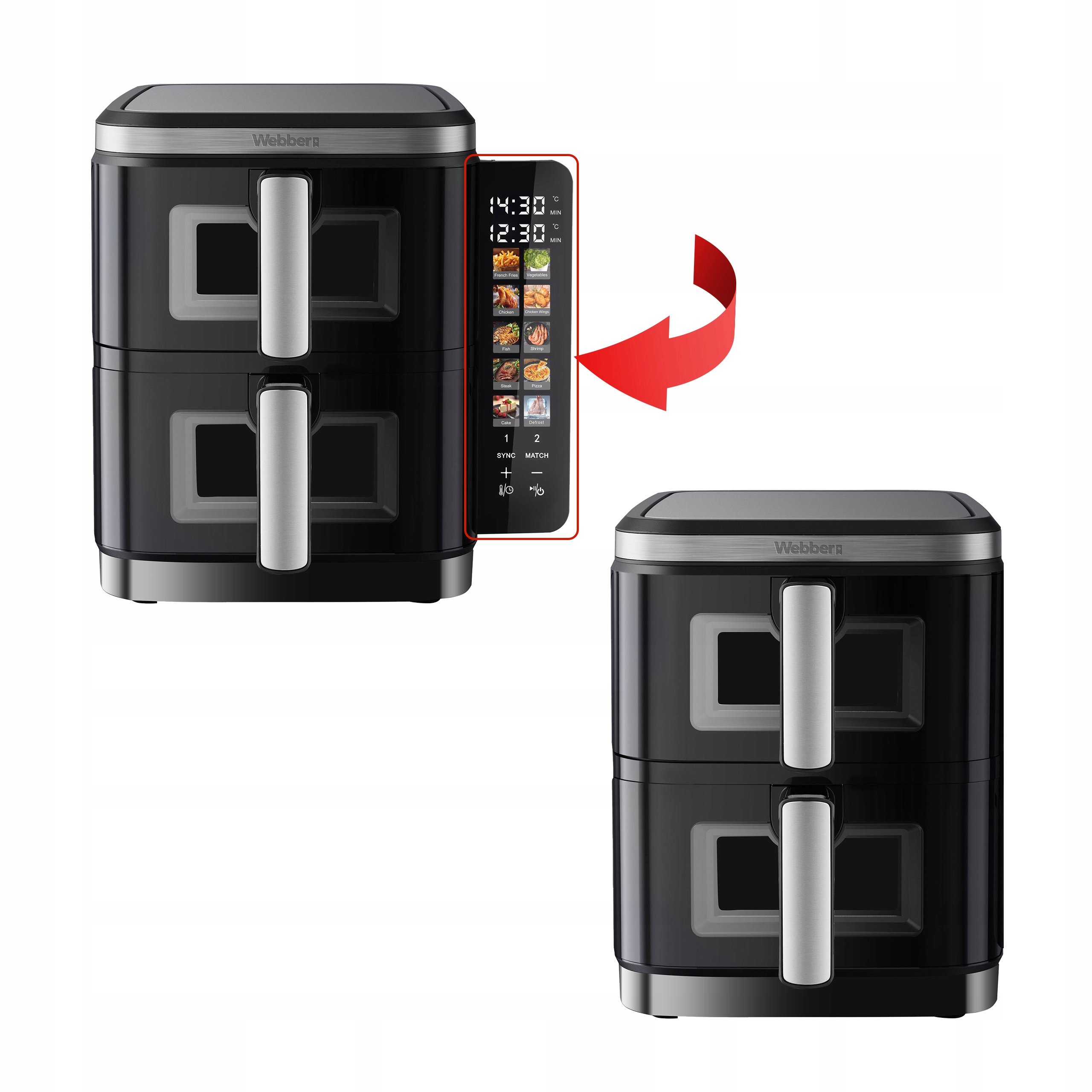 Dwie niezależne komory – oszczędność czasu i energii