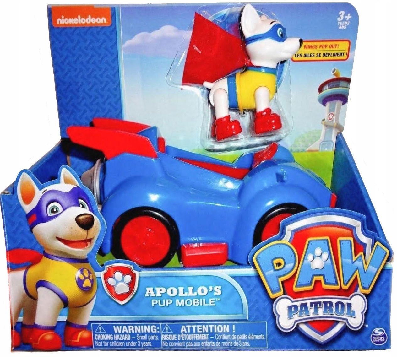 PSI PATROL FIGURKA APOLLO ORAZ SAMOCHÓD PUP MOBILE Płeć Chłopcy Dziewczynki