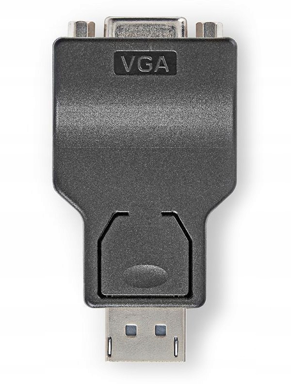 Adapter AV Nedis CCGB37935BK – Zmieniacz płci kabli DisplayPort VGA (D-Sub) w kolorze czarnym