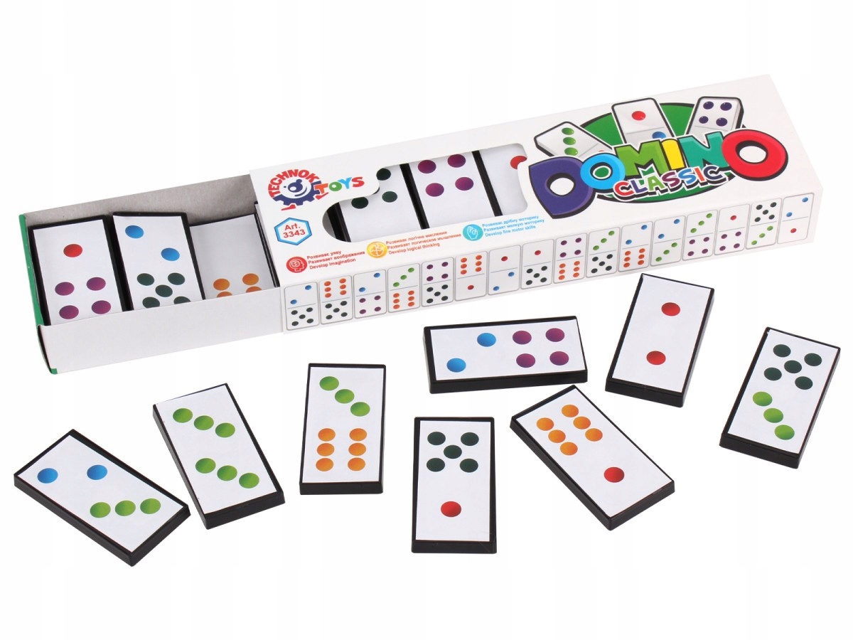 Technok Domino klasyczne – Gra edukacyjna dla dzieci