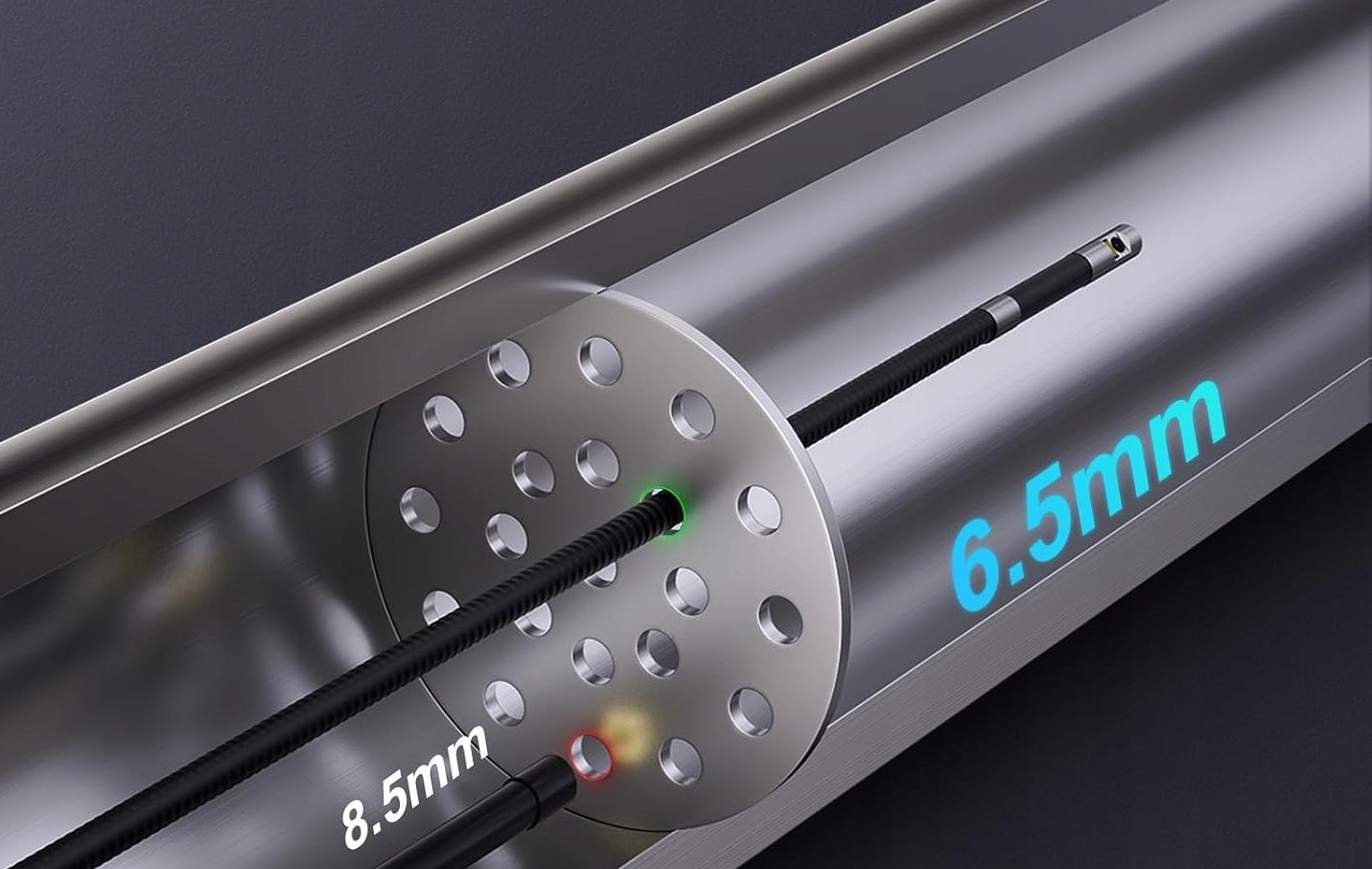 Wodoodporna kamera tubowa o średnicy 6,5 mm