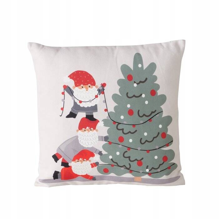 Boltze Poduszka ze świątecznym motywem MONTI, 45 x 45 cm – Urokliwa dekoracja na Boże Narodzenie