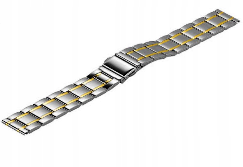 Bransoleta stalowa do zegarka 16 mm Connect M1-16 SV-GD – Elegancja i styl