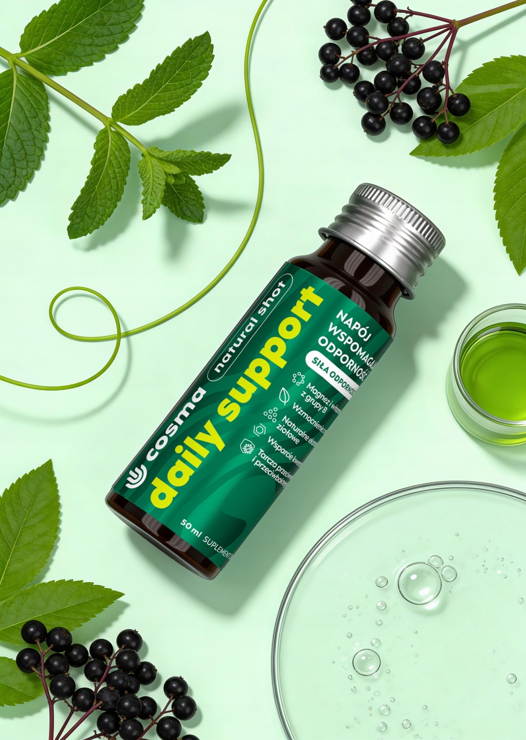 COSMA Cannabis Daily Support* – suplement diety dla zdrowia