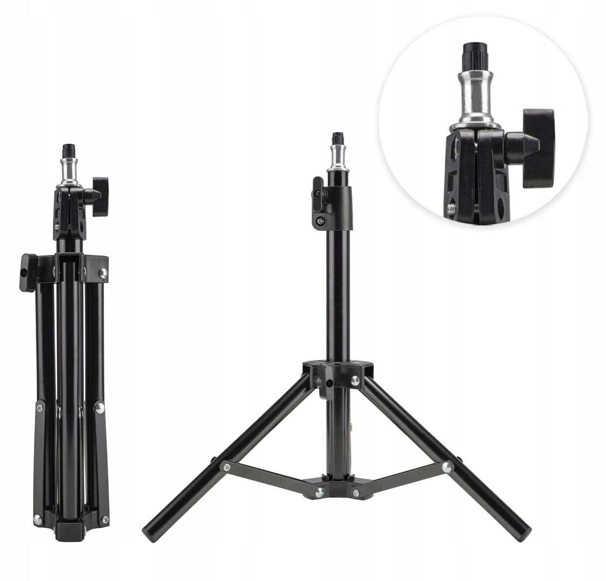 Łatwość montażu z trzpieniem 16 mm i gwintem 1/4'