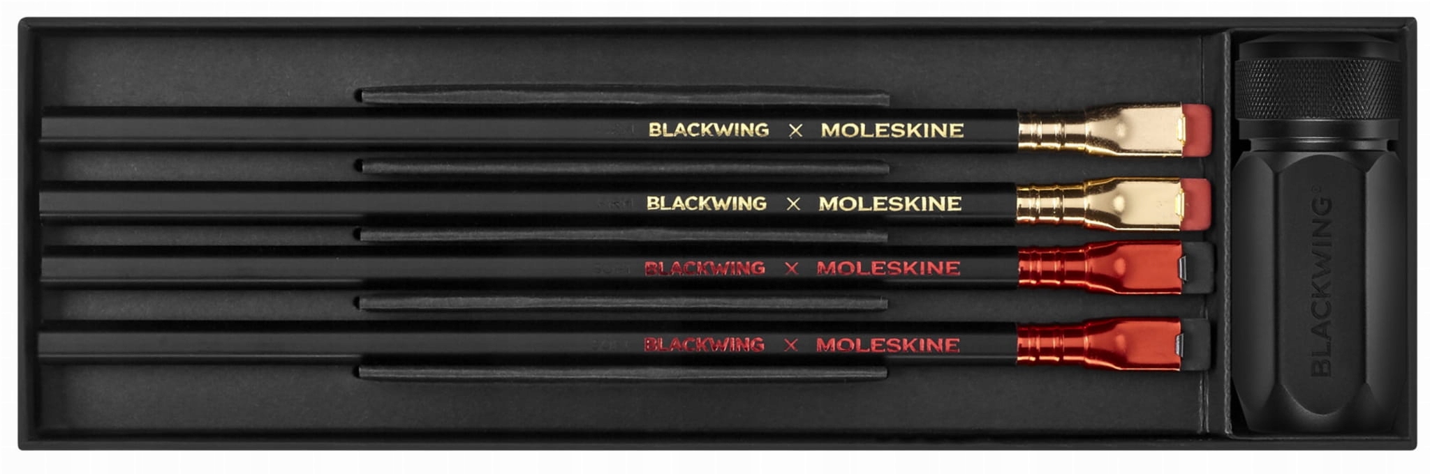 Moleskine Zestaw ołówków i temperówki BLACKWING X MOLESKINE – Kreatywność w Twoich rękach