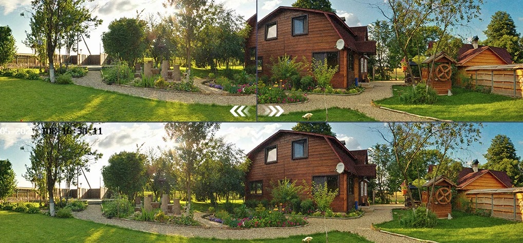 Innowacyjna technologia panoramiczna 180° – Szeroki zasięg w jednym urządzeniu
