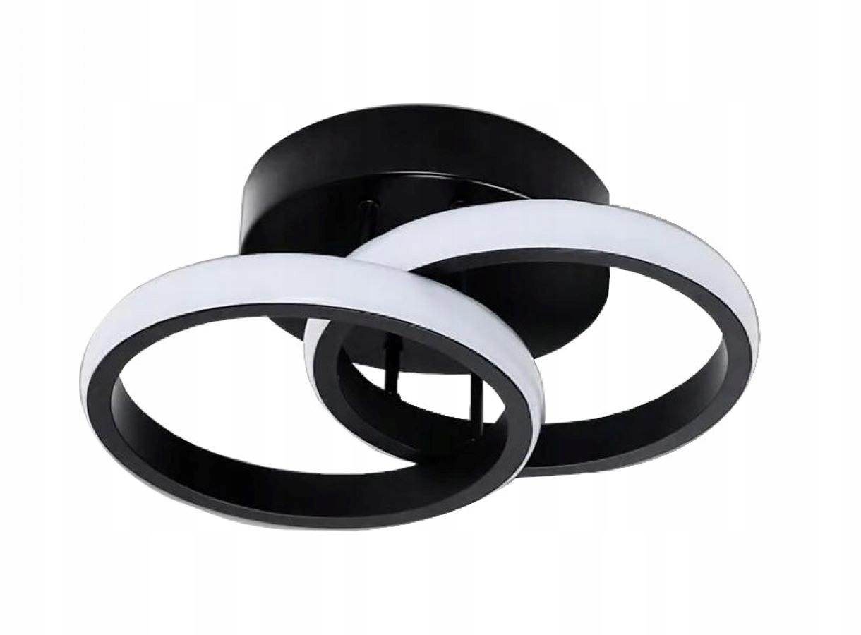 Plafon lampa LED sufitowa okrąg metalowa AT67-2SL-Black – Nowoczesne oświetlenie do Twojego wnętrza