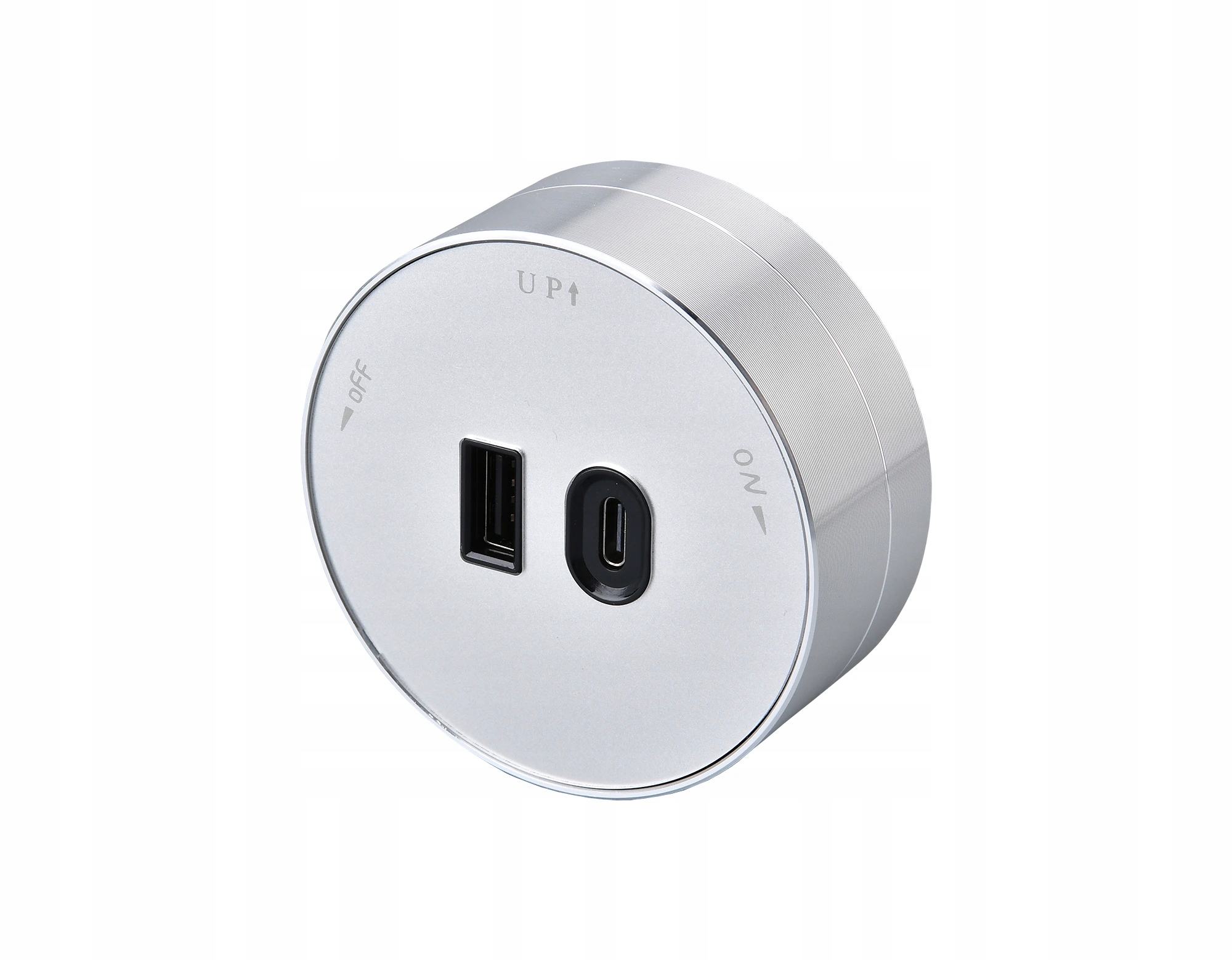 Moduł gniazdowy A60 1x USB-A 1x USB-C PD srebrny – Nowoczesne rozwiązanie dla Twojego domu