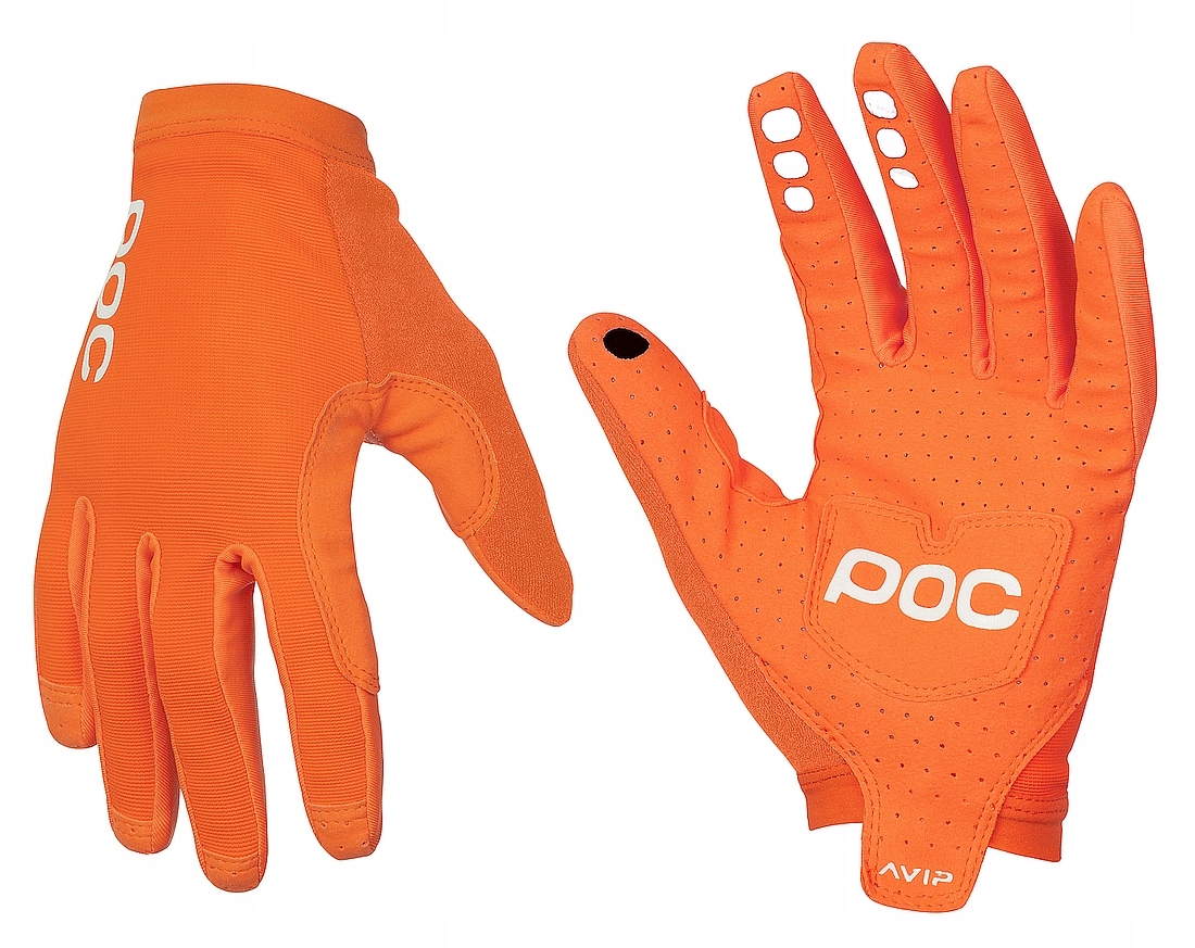 Rękawiczki rowerowe POC AVIP Glove Long - zink orange S – Komfort i bezpieczeństwo na każdej trasie