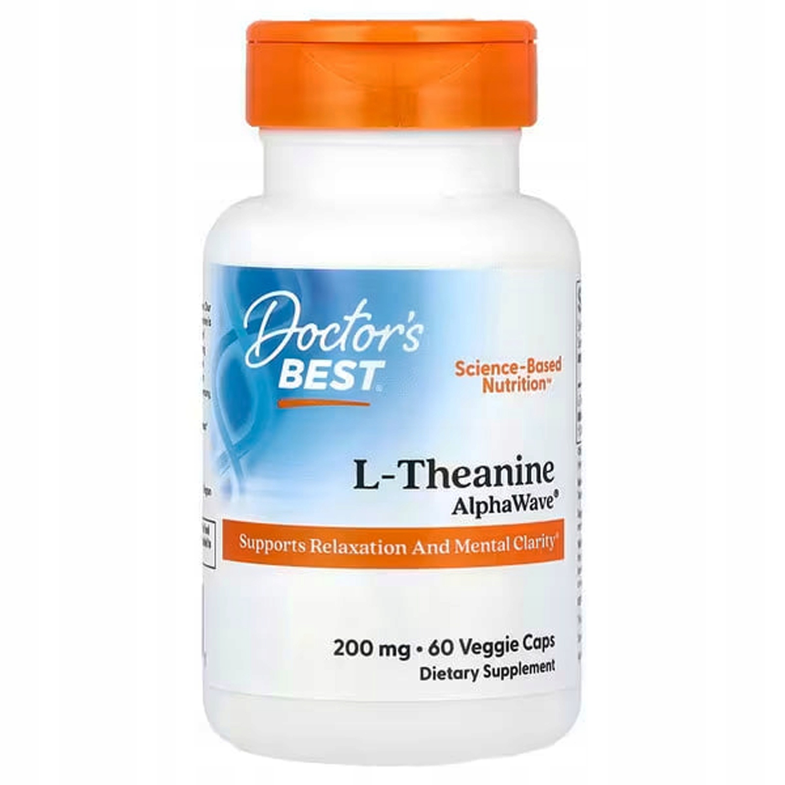 DOCTOR'S BEST L-Theanine AlphaWave – Suplement diety dla zdrowia i relaksu