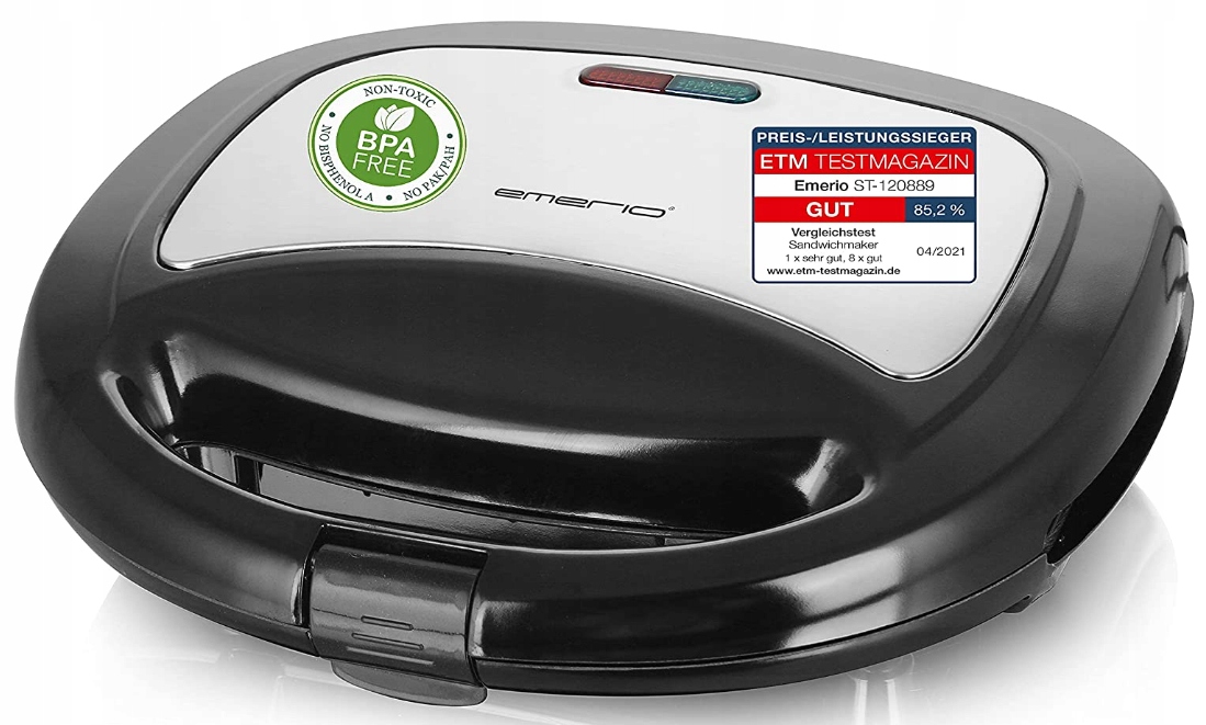 Opiekacz Emerio ST-120889 – Idealny do przygotowywania pysznych kanapek