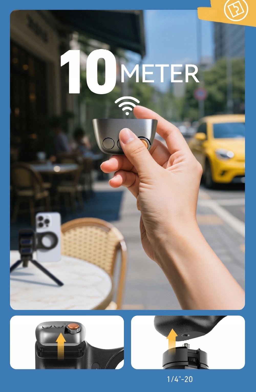 Funkcja bezprzewodowego pilota do zdalnego fotografowania