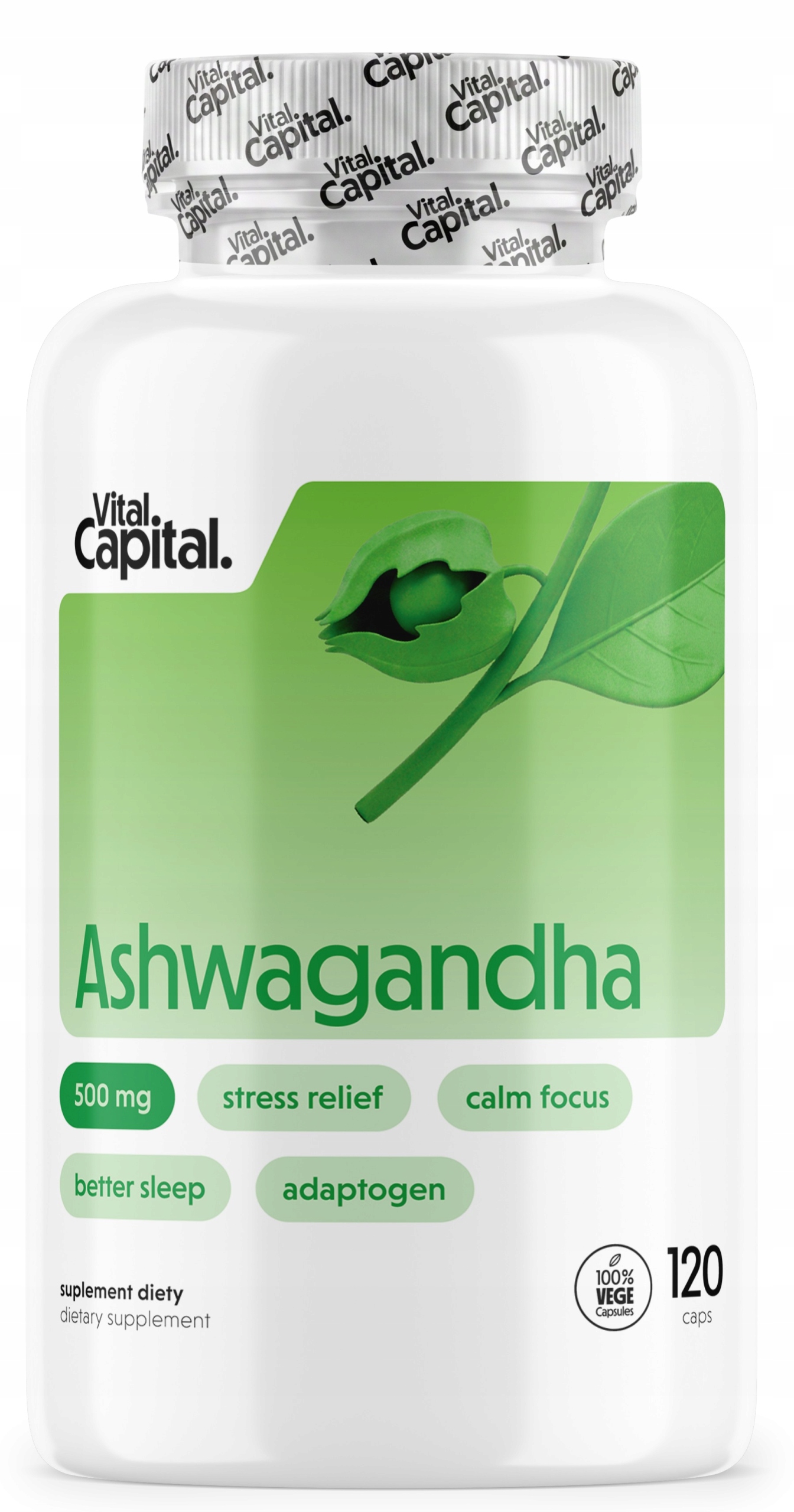 VITALCAPITAL Ashwagandha – wsparcie dla zdrowia i równowagi