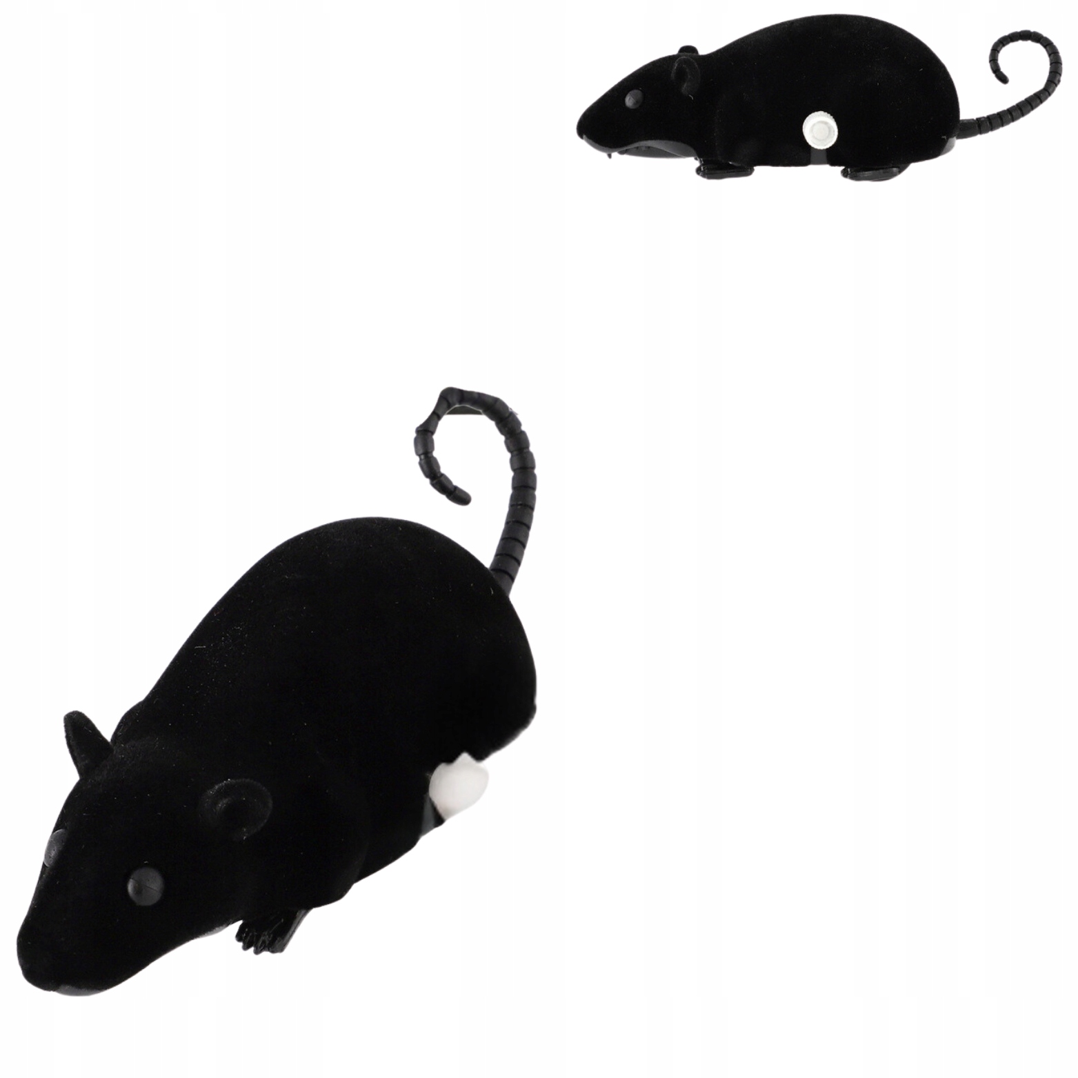 MYSZ FLOKOWANA NAKRĘCANA 1SZT – Wesoła zabawka dla dzieci