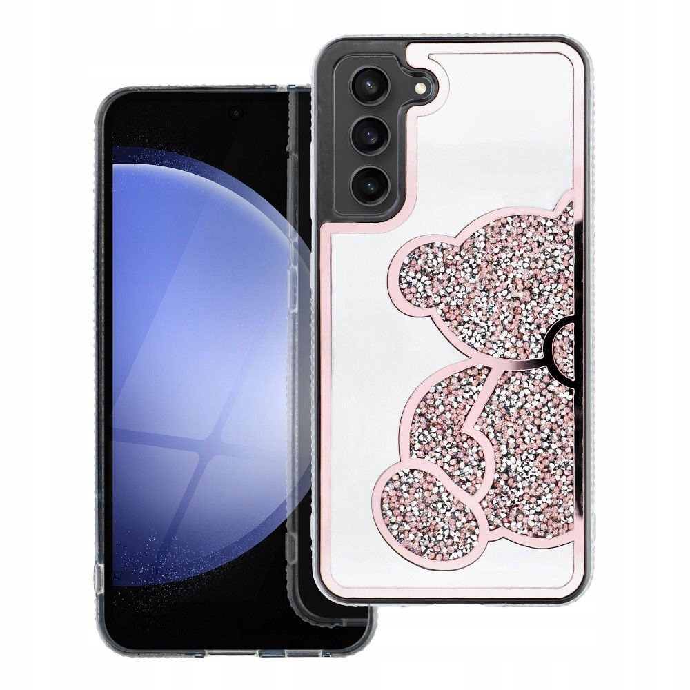Futerał TEDDY BEAR do SAMSUNG S25 Ultra różowy – Styl i ochrona w jednym