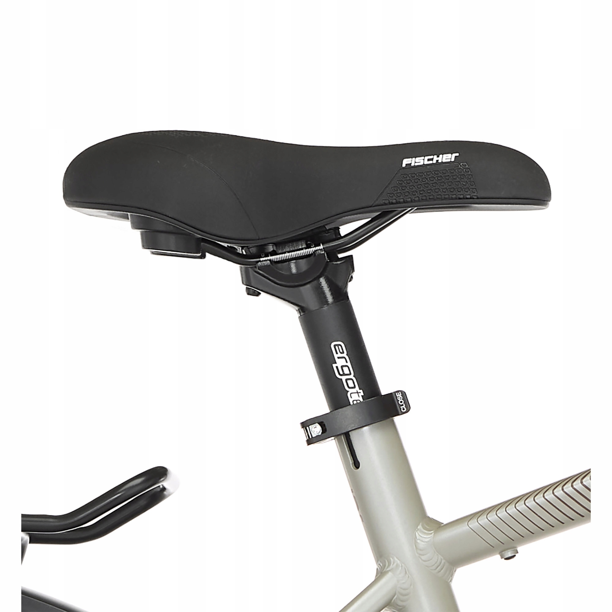Ergonomiczna aluminiowa rama i komfortowe siodełko